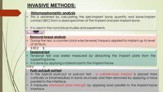 INVASIVE METHODS:
 