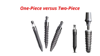 One-Piece versus Two-Piece
 