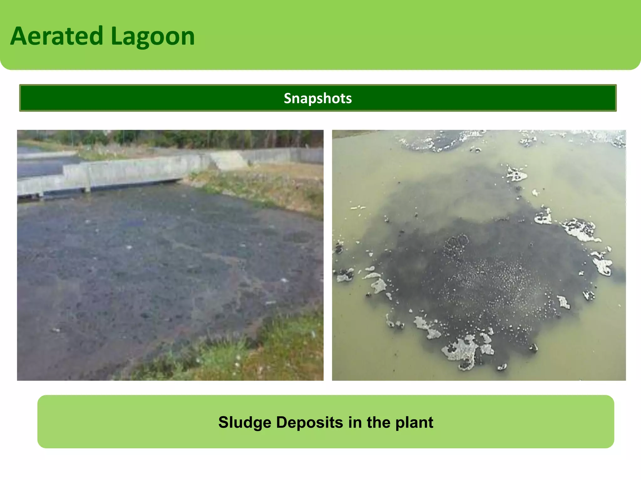 Aerated Lagoon
Snapshots

After Treatment

 
