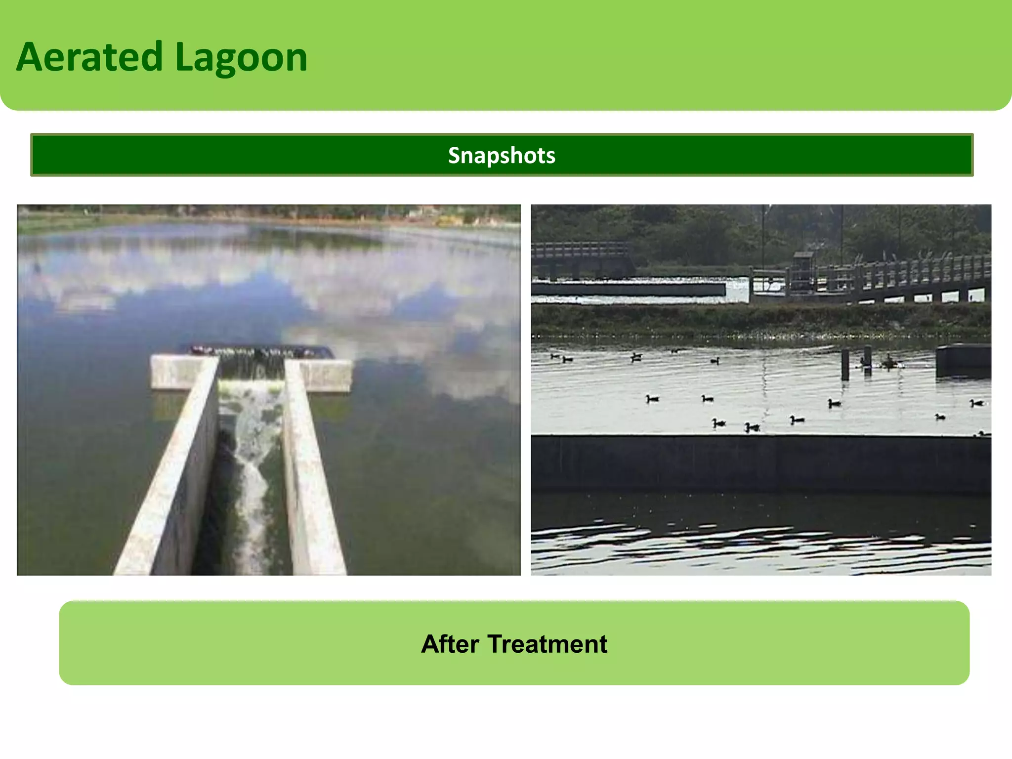 Extended Aeration Plant
Project Methodology
The system was an extended aeration system with surface aerators.
OS1 culture was introduced to the system. OS1 is added to the raw water sump (equalization
tank) that receives the sewage inflow from the whole township.
The aeration was reduced gradually after a year and for 6 years the aerators have been switched
off completely
A few baffles were constructed for effective anaerobic treatment

Results Achieved
The goals of the project were achieved
There has been no need to de-sludge the plant in the last 6 years
No Foul Odor (even with aeration being stopped)
All outlet parameters are met and water is being recycled for horticulture (BOD <30mg/l)
The plant has been converted into an anaerobic plant since last 6 years
The savings accrued in operating costs are USD 2000/month

 