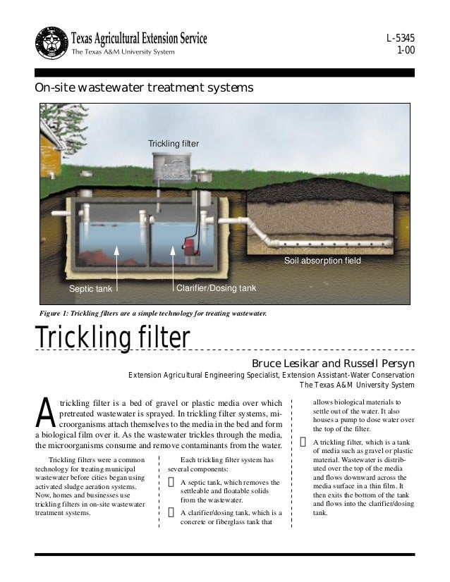 Ossf treatmentsystems tricklingfilter