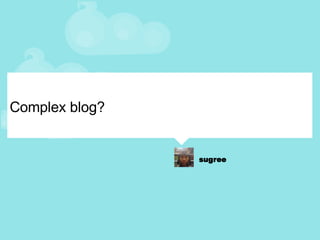 Complex blog? 