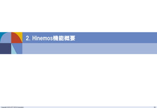 Copyright © 2014 NTT DATA Corporation 
12 
2. Hinemos機能概要  