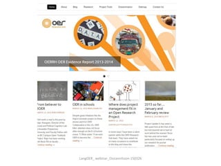 LangOER_ webinar_Ossiannilsson 150326
 