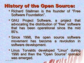 Oss In Libraries And We Information Professional | PPT