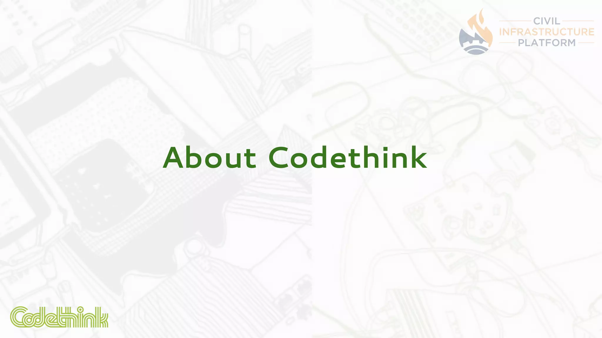 About Codethink
 
