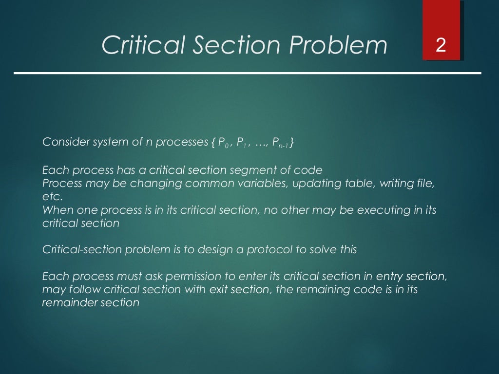 Peterson Critical Section Problem Solution