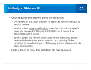 Free and Open Source Software Litigation in 2016