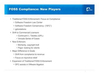 Free and Open Source Software Litigation in 2016