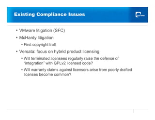 Free and Open Source Software Litigation in 2016