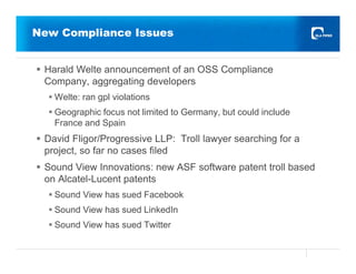 Free and Open Source Software Litigation in 2016