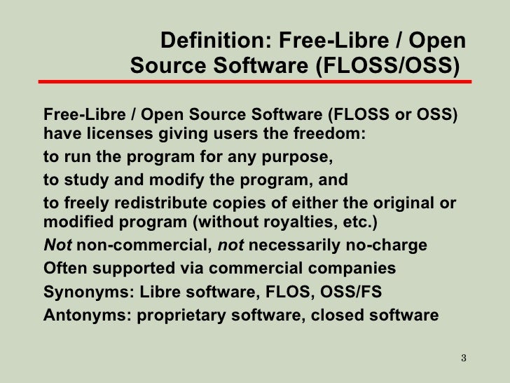 Essay on open source software