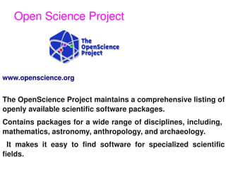 Free/Open Source Software for Science & Engineering | PDF