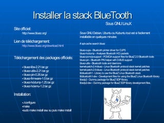 Bluetooth on GNU Linux