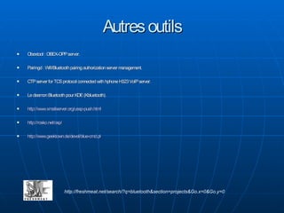 Bluetooth on GNU Linux