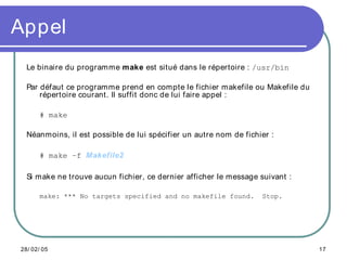 Comprendre les Makefile