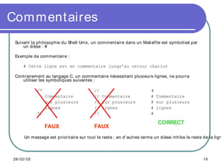 Comprendre les Makefile