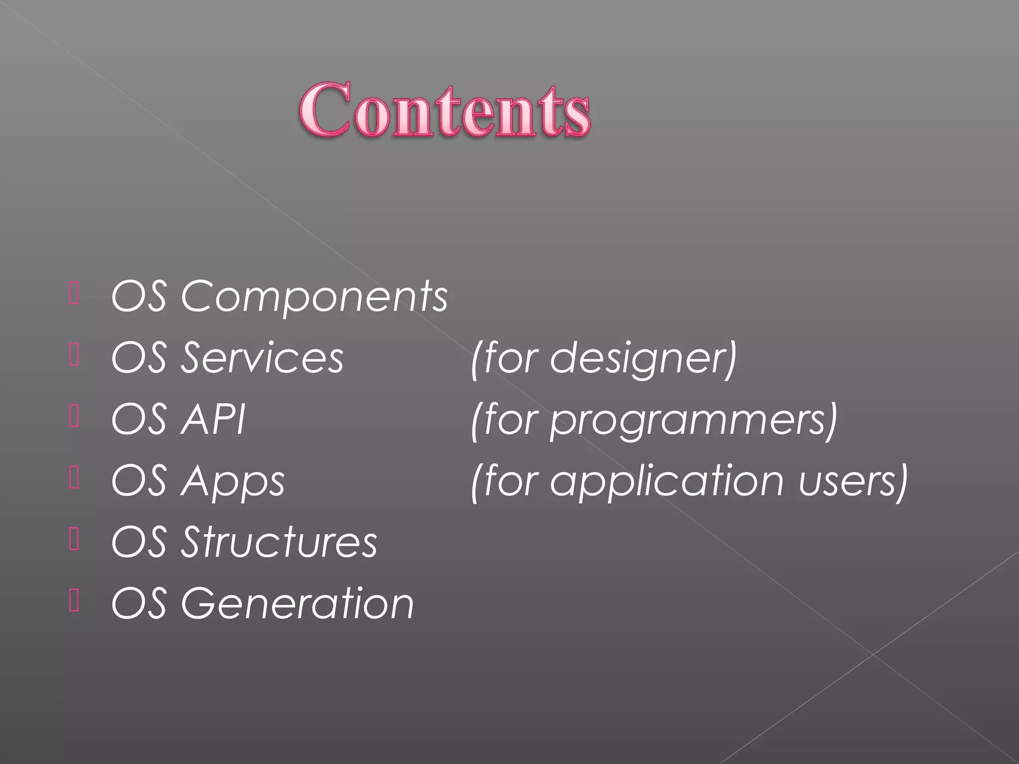 Os structure | PPT