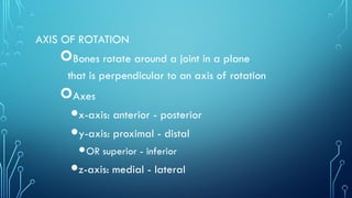 Lateral Axis Rotation osteo and arthrokinematics2.pptx.BIOMECHANICS | PPTX