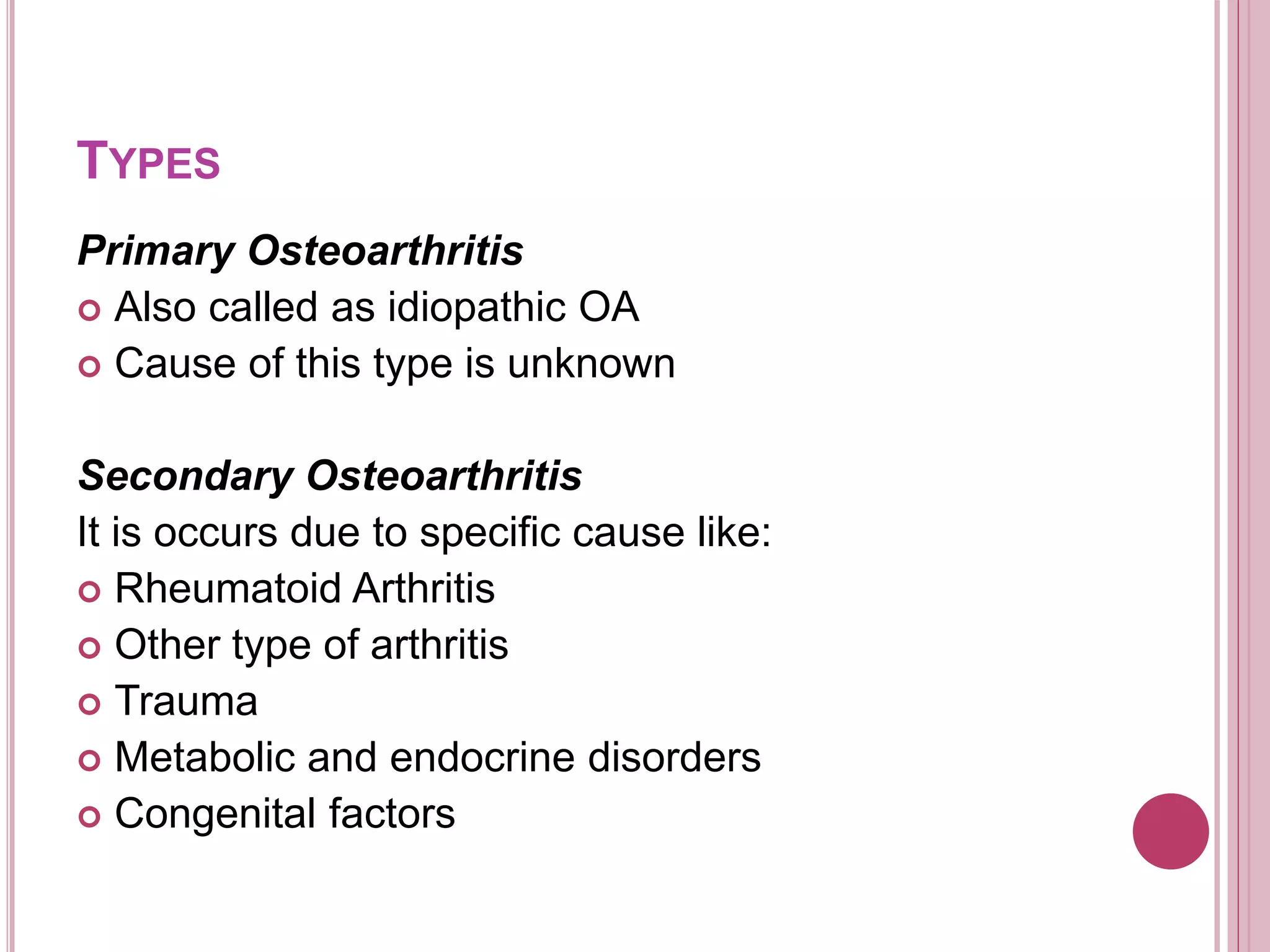 Osteoarthritis | PPTX, image size:2048x1536