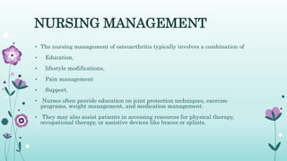 Osteoarthritis Adult Health Nsg Pptx