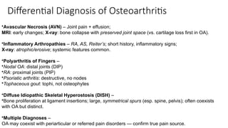 Reiter Node Comprehensive Overview of Osteoarthritis: Pathogenesis, Diagnosis, and ...