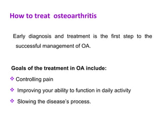Treating Oa Osteoarthritis patient-education | PPT
