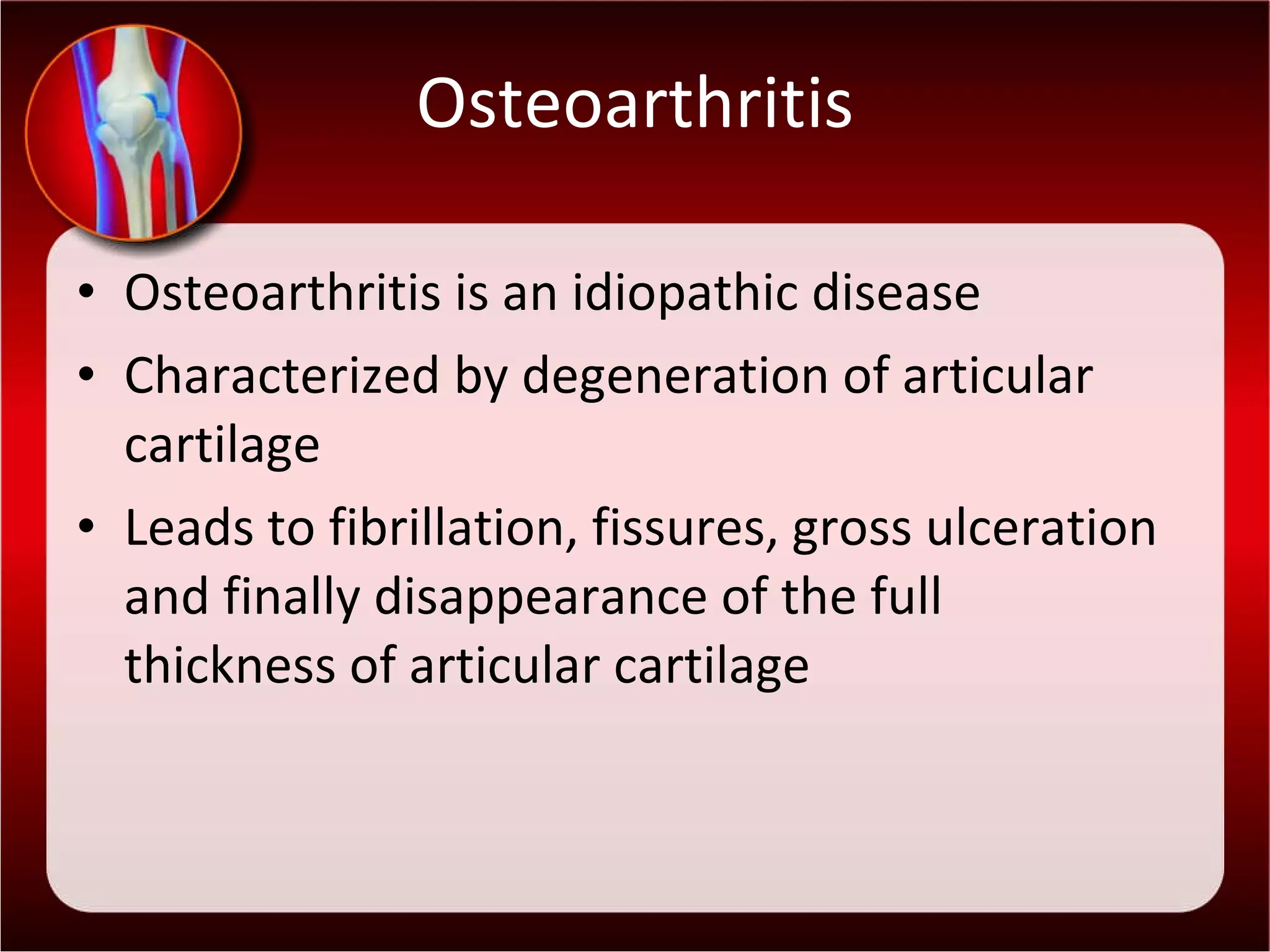 Osteoarthritis | PPT