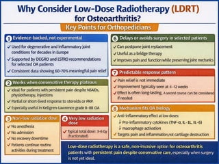 Ldra Vs Rtrt LOW DOSE RADIATHERAPY (LDRT) IN OSTEOARTHRITIS | PPTX