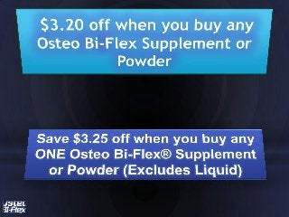 Osteo bi flex coupon