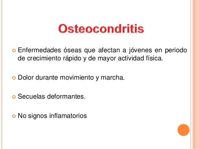 La osteocondrosis erosiva que tal