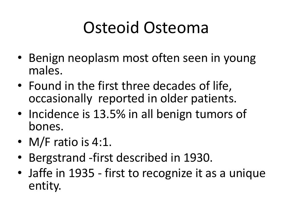 Osteoid osteoma