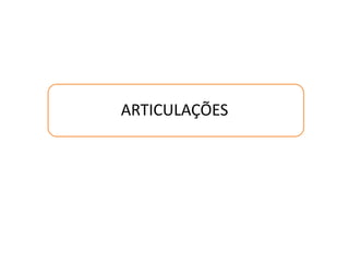 ARTICULAÇÕES
 