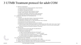 3 UTMB Treatment protocol for adult COM
 