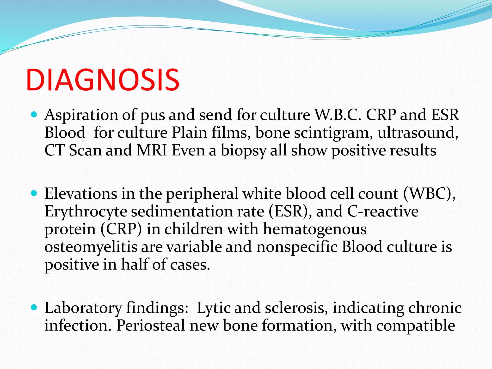 Osteomyelitis | PPTX