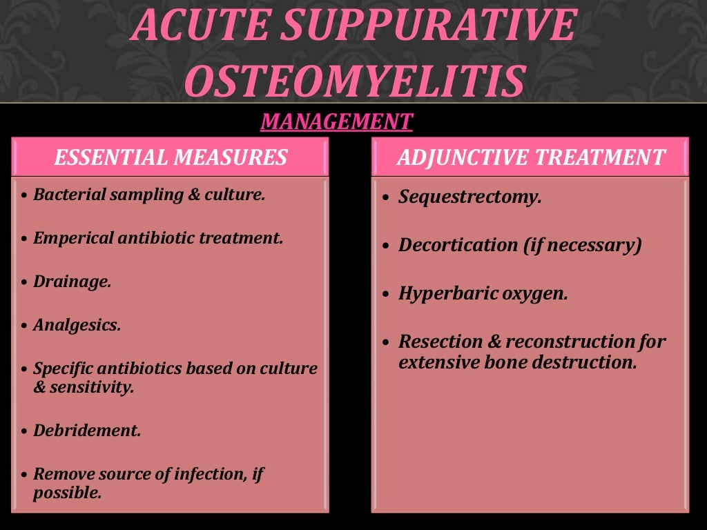 Osteomyelitis of jaw