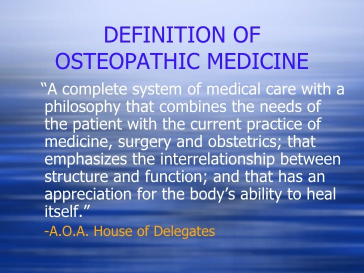 Osteopathy Video