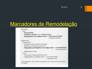 Marcadores de Remodelação
05/19/15 35
 