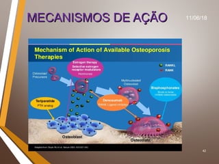 42
MECANISMOS DE AÇÃOMECANISMOS DE AÇÃO 11/06/18
 