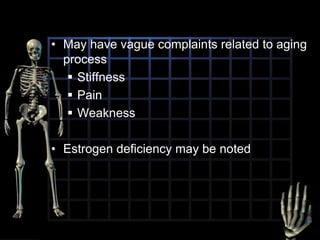Typical loss of height associated with  osteoporosis and aging
