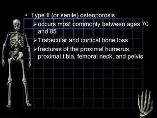 Related to the loss of estrogen's protective effect on bone