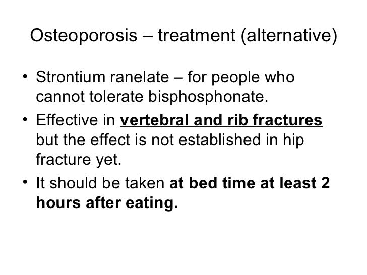 Osteoporosis Fosamax Alternative