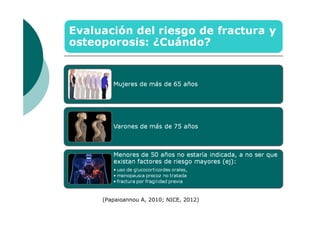 (Papaioannou A, 2010; NICE, 2012)

 
