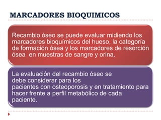 MARCADORES BIOQUIMICOS
