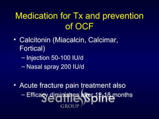 Osteoporosis and the Spine | PPT