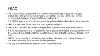 Osteoporosis management medical managment | PPTX