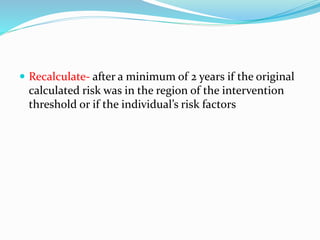 Pharmacologic therapy
 All patients being considered for treatment of
osteoporosis should also be counseled on risk facto...