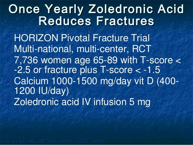 Horizon trial osteoporosis