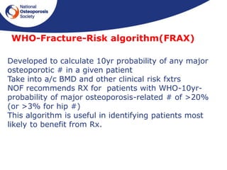 Osteoporotic back pain | PPTX