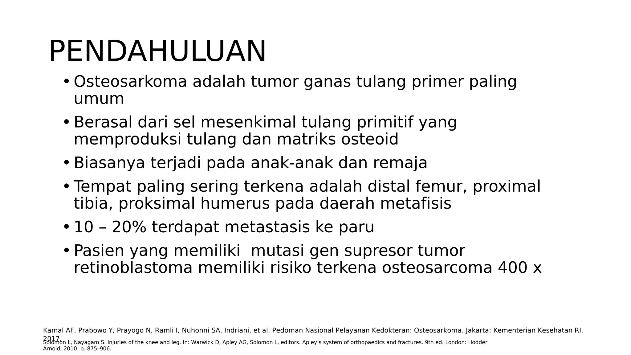 Osteosarkoma sobri PPT